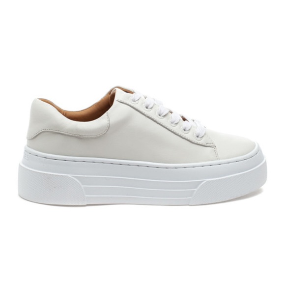 J/SLIDES Shoes - NWT J/SLIDES AMANDA White Leather Sneaker